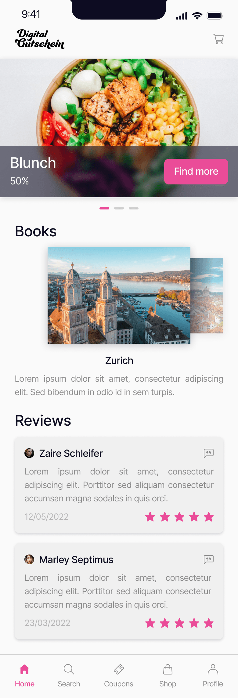 Digital Coupon - Digital Gutschein screenshot 1