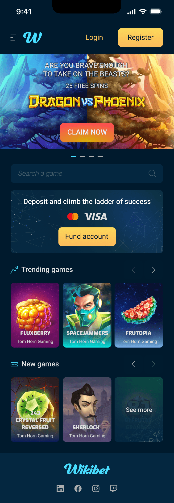 Wikibet screenshot 5