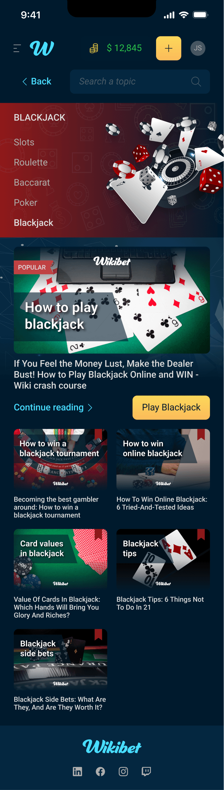 Wikibet screenshot 8