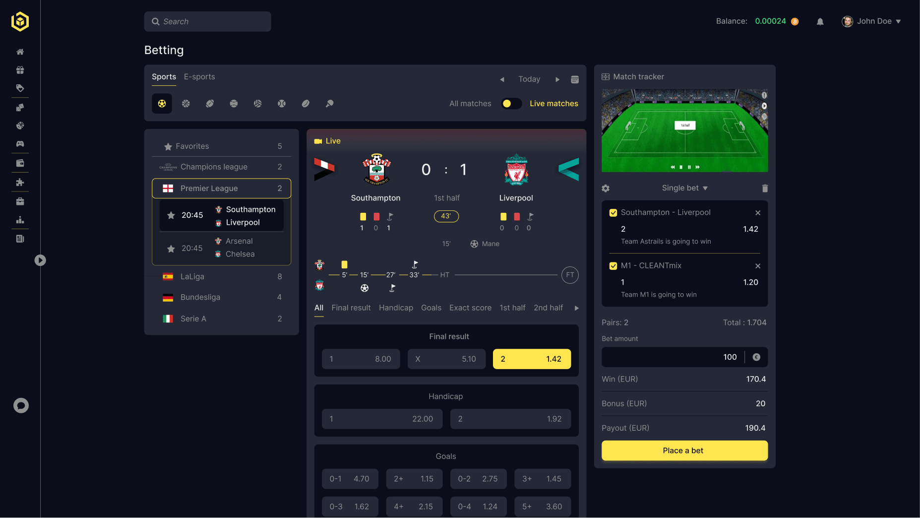 BitsBet screenshot 2